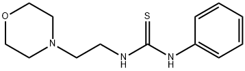 1-(2-Morpholinoethyl)-3-phenylthiourea Struktur