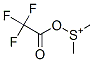 trifluoroacetyloxydimethylsulfonium Struktur