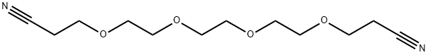 4,7,10,13-tetraoxahexadecanedinitrile Struktur