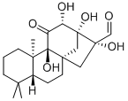 Phlebiakauranol aldehyde Struktur