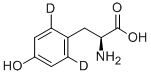 L-TYROSINE-2,6-D2 Struktur