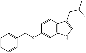 6-BENZYLOXYGRAMINE Struktur