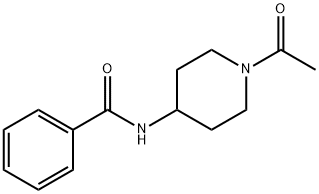 Benzamide, N-(1-acetyl-4-piperidinyl)- (9CI) Struktur