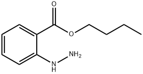 Benzoic acid, 2-hydrazino-, butyl ester (9CI) Struktur