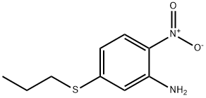 2-NITRO-5-(PROPYLTHIO)ANILINE Struktur