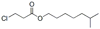 3-Chloropropanoic acid 6-methylheptyl ester Struktur