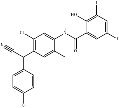 Closantel Structure