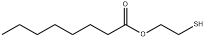 2-MERCAPTOETHYL OCTANOATE Struktur