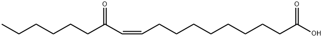 (Z)-12-Oxo-10-octadecenoic acid Struktur