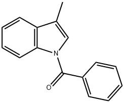 1-benzoyl-3-methyl-1H-indole Struktur