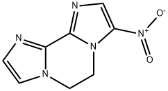 5,6-Dihydro-3-nitrodiimidazo[1,2-a:2',1'-c]pyrazine Struktur