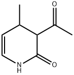 2(1H)-Pyridinone, 3-acetyl-3,4-dihydro-4-methyl- (9CI) Struktur