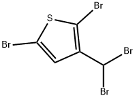 2,5-dibromo-3-(dibromomethyl)thiophene Struktur