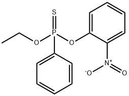 Phenylphosphonothioic acid O-(2-nitrophenyl)O-ethyl ester Struktur