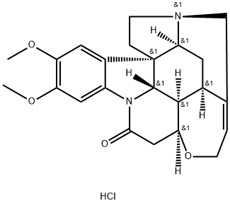 BRUCINE HYDROCHLORIDE Struktur