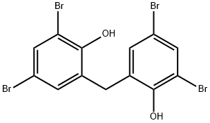 2,2'-methylenebis[4,6-dibromophenol] Struktur