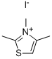 2,3,4-TRIMETHYL-1,3-THIAZOL-3-IUM IODIDE Struktur