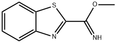 2-Benzothiazolecarboximidicacid,methylester(9CI) Struktur