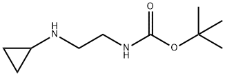 Carbamic acid, [2-(cyclopropylamino)ethyl]-, 1,1-dimethylethyl ester (9CI) Struktur