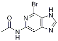 AcetaMide, N-(4-broMo-3H-iMidazo[4,5-c]pyridin-6-yl)- Struktur