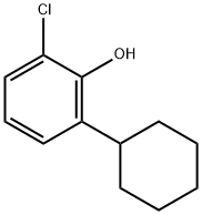 2-Chloro-6-cyclohexyl phenol Struktur