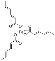 iron(3+) (E,E)-hexa-2,4-dienoate Struktur