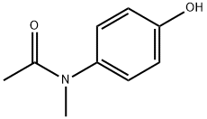 N-Methyl-4'-hydroxyacetoanilide Struktur