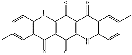 2,9-dimethylquino[2,3-b]acridine-6,7,13,14(5H,12H)-tetrone  Struktur