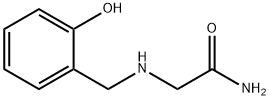 2-[[(2-hydroxyphenyl)methyl]amino]acetamide Struktur