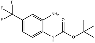 (2-AMINO-4-TRIFLUOROMETHYL-PHENYL)-CARBAMIC ACID TERT-BUTYL ESTER Struktur