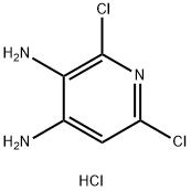 3,4-DIAMINO-2,6-DICHLOROPYRIDINE, DIHYDROCHLORIDE Struktur