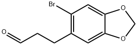 3-(6-BROMO-BENZO[1,3]DIOXOL-5-YL)-PROPIONALDEHYDE Struktur