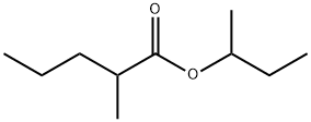 2-Methylpentanoic acid 1-methylpropyl ester Struktur