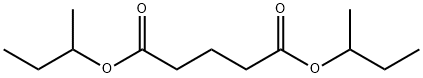 Pentanedioic acid bis(1-methylpropyl) ester Struktur