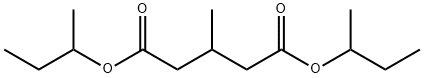 3-Methylpentanedioic acid bis(1-methylpropyl) ester Struktur