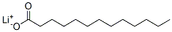 Tridecanoic acid lithium salt Struktur