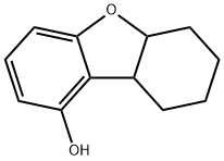 1-Dibenzofuranol, 5a,6,7,8,9,9a-hexahydro- Struktur