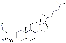 Cholesteryl 3-chloropropionate Struktur