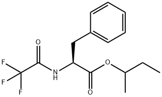 N-(Trifluoroacetyl)-L-phenylalanine 1-methylpropyl ester Struktur