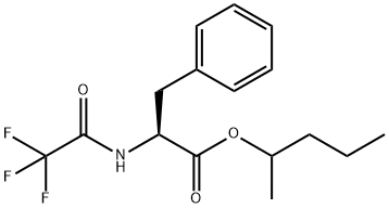 N-(Trifluoroacetyl)-L-phenylalanine 1-methylbutyl ester Struktur