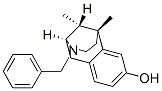 (2alpha,6alpha,11R*)-(.+-)-3-benzyl-1,2,3,4,5,6-hexahydro-6,11-dimethyl-2,6-methano-3-benzazocin-8-ol Struktur