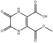 5,6-dihydroxy-3-(Methoxycarbonyl)pyrazine-2-carboxylic acid Struktur