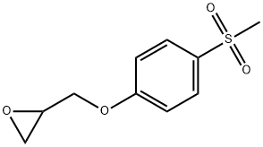 [[p-(methylsulphonyl)phenoxy]methyl]oxirane Struktur