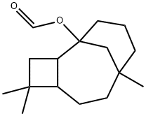 4,4,8-trimethyltricyclo[6.3.1.02,5]dodecan-1-yl formate Struktur