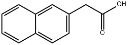 2-Naphthylacetic acid Struktur