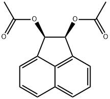 (1R,2S)-1,2-Diacetoxy-1,2-dihydroacenaphthylene Struktur