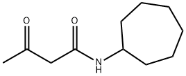 N-cycloheptyl-3-oxobutanamide Struktur