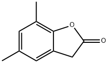 2(3H)-Benzofuranone,  5,7-dimethyl- Struktur