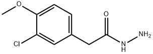 3-CHLORO-4-METHOXY-BENZENEACETIC ACID HYDRAZIDE Struktur