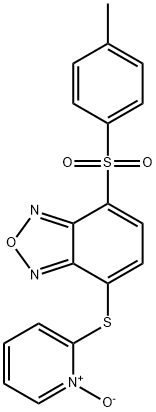 2-[4-[(4-Methylphenyl)sulfonyl]benzofurazan-7-yl]thiopyridine 1-oxide Struktur